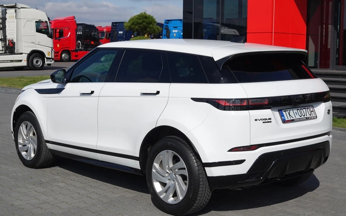 Land Rover Range Rover Evoque cena 137000 przebieg: 31400, rok produkcji 2020 z Szamocin małe 781